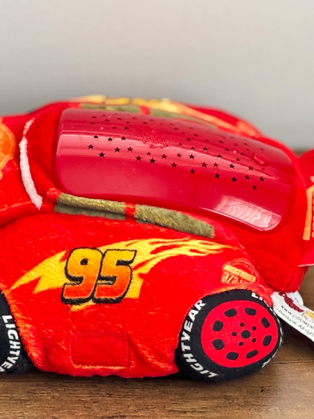 Disney Pixar Cars Lightning Mcqueen Pillow Pets Plush Dream Lites Stuffed Animal - Picture 6 of 16